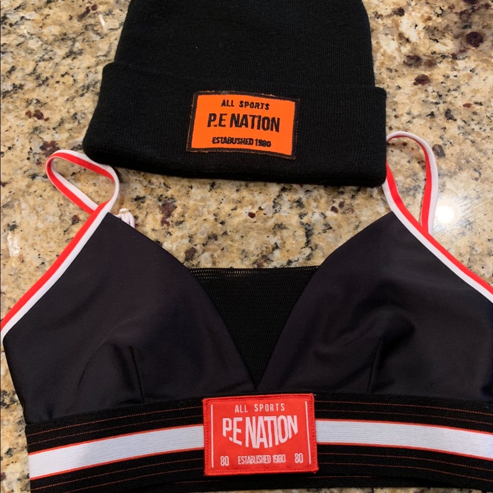 PE nation Bra and cap